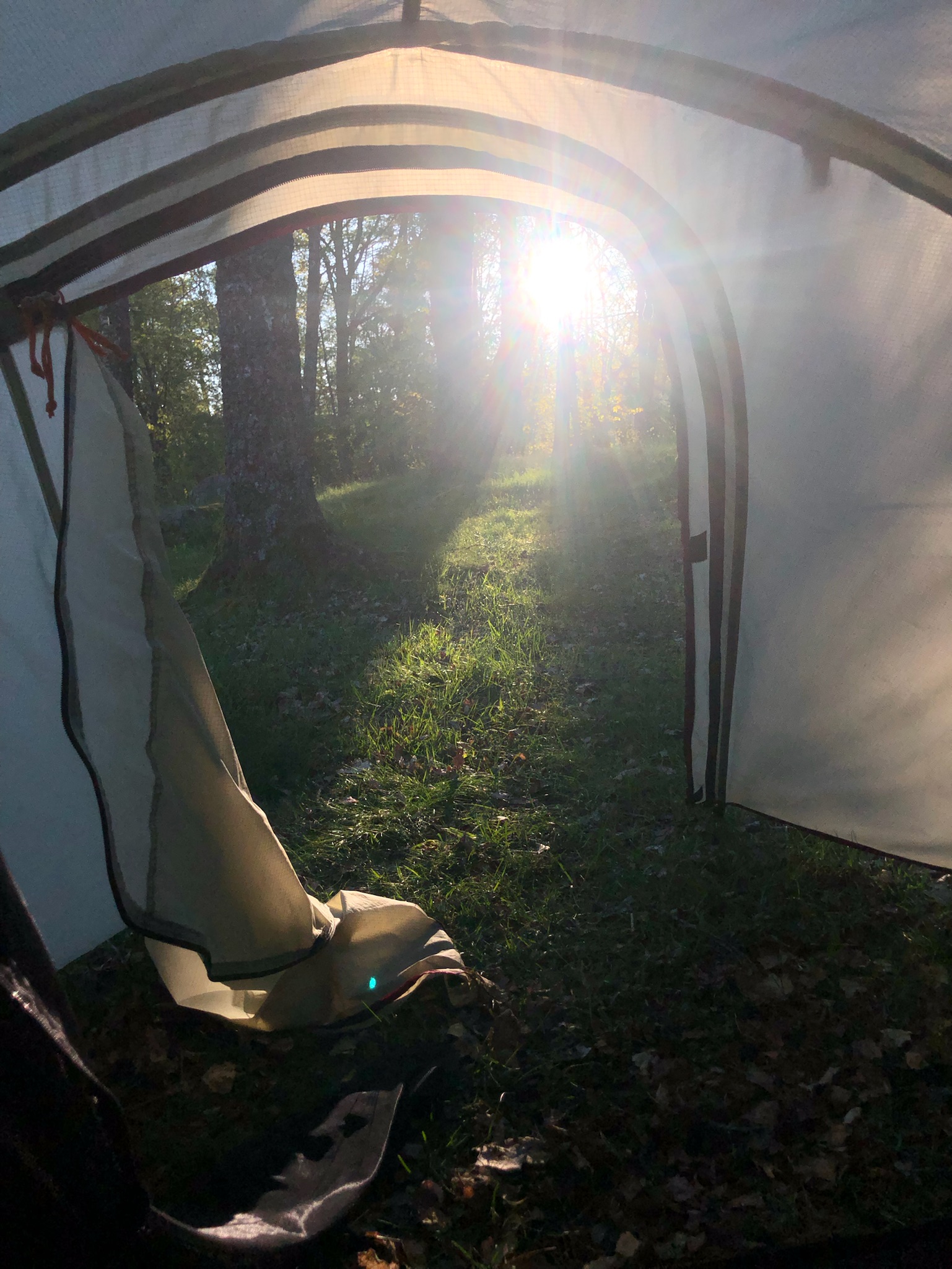 Canoe Camping in Åsnens